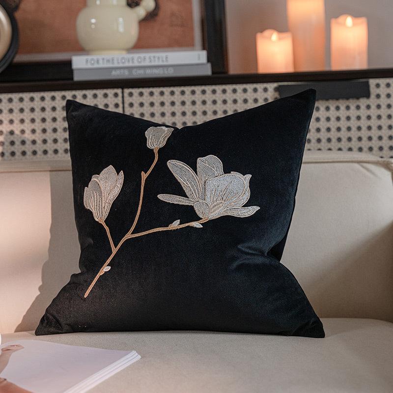 Chinese Embroidery Pillow Cover Home Decor Couch Cushion Cover Retro Design Throw Pillows 45x45cm