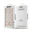 Dkny Dkhcp14Lpcptssp Iphone 14 Pro6.1 Różowy/Pink Hardcase Leather Checkered Mono Pattern & Printed Stripes
