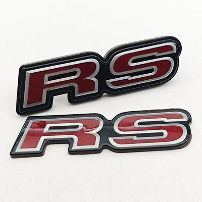3D Rotes Kristall Logo RS Emblem Auto Frontgrill Abzeichen Heckklappen Aufkleber Für Honda Civic Fit City Accord RAV4 CRV Jazz Zubehör OB6 bpxh8