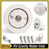 RV Accessories Gravity Fresh Water Fill Hatch Inlet Filter Lockable Trailer Tank Caps Caravan Fillers Neck White Caravan Parts