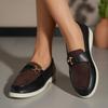 Fashion Woman 2025 Trend Women Loafers Slip on Ladies Flats Brand High Quality Spring Autumn Casual Flat Leather Single Shoe
