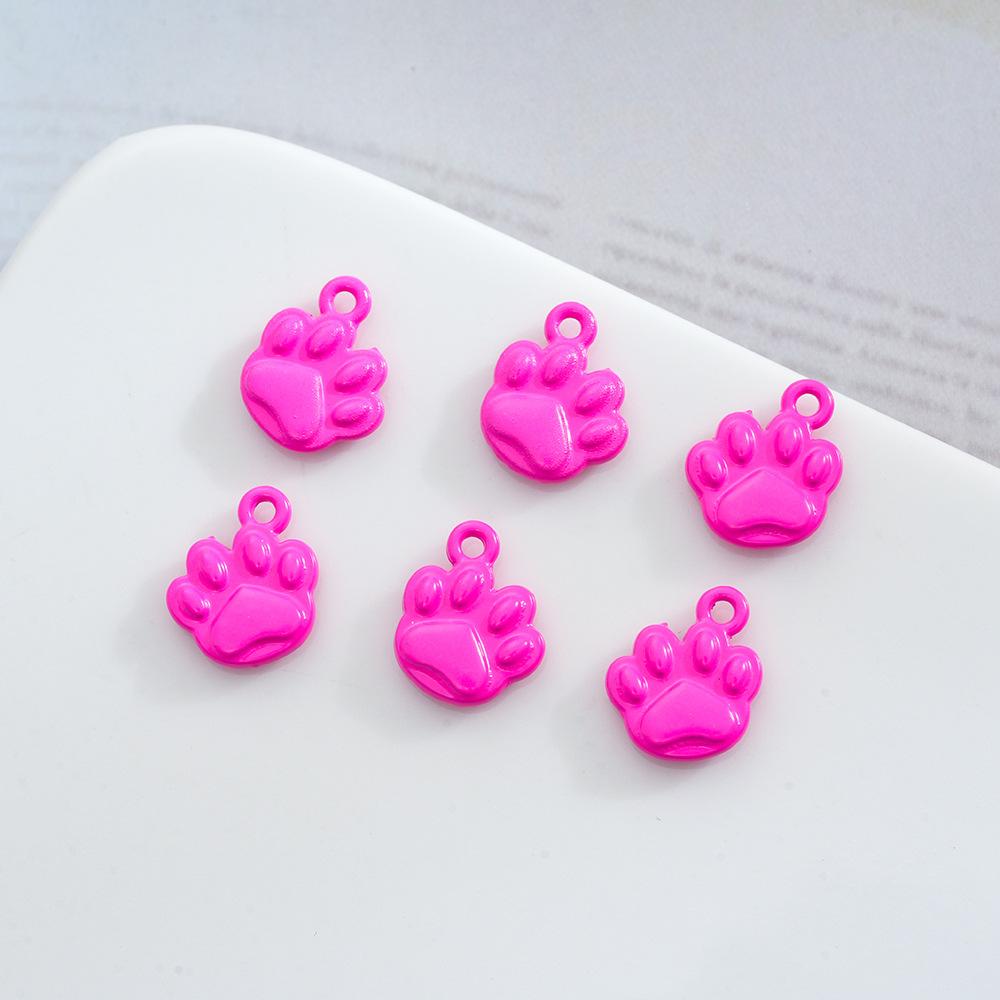 10X12Mm Legierung Farbig Katze Kralle Anhänger Halskette Armband Anhänger DIY Handgefertigter Schmuck Tierkralle Zubehör Produktion