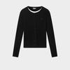 Women's Knit Faux-Layered Cardigan