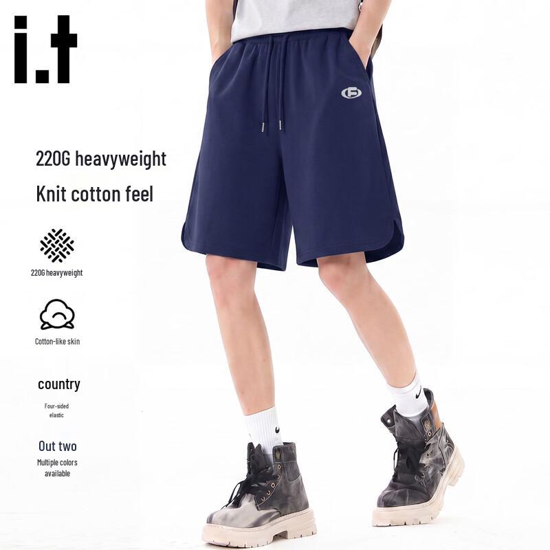 Fingercroxx Men s Loose-Fit Letter Print Bermuda Shorts M