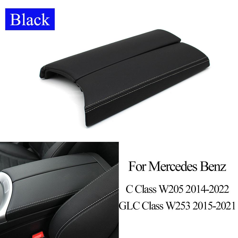 W205 W253 Mittelkonsole Leder Armlehne Ablagefach Abdeckung Zierleiste Ersatz für Mercedes Benz C GLC C200 C300 C350 2056808804