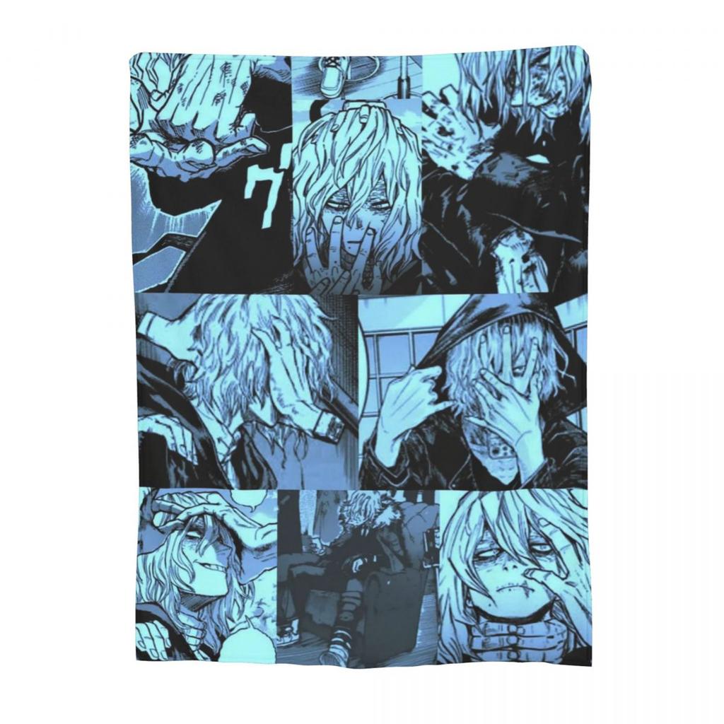 Shigaraki Collage Decken Weiche Warme Flanell Überwurfdecke Abdeckung für Bett Wohnzimmer Picknick Reise Zuhause Sofa