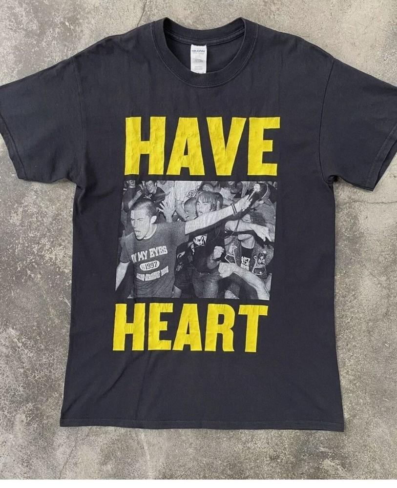 Футболка  Have Heart , Черная футболка унисекс с принтом  Have Heart  S-5XL XXL