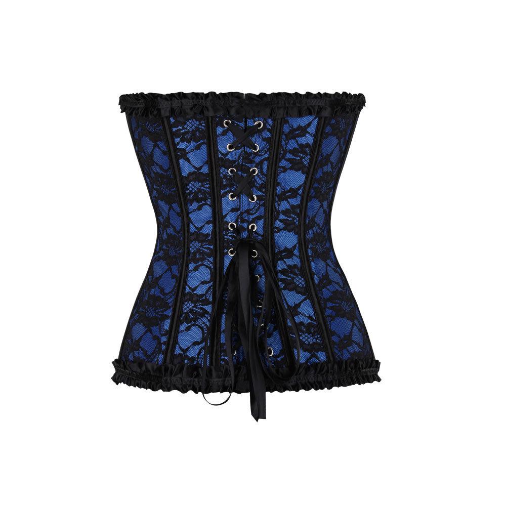 Sensual Lace Overbust Corset Bra - Body Shaping and Stylish Design