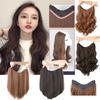 Synthetic Straight 45cm18in Curly Hair Pads Extensions Clip In Wig Hairpiece