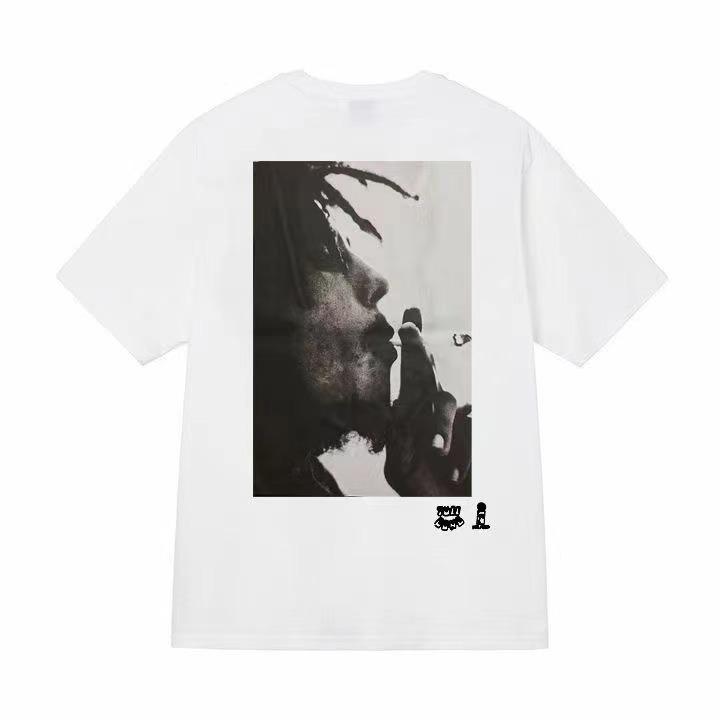 Three Standard New 2025 Men's and Women's Short-sleeved Summer Men's Loose 230g High-quality T-shirt