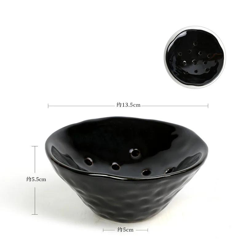 Japanese Style Ikebana Holder Ceramic Lotus Shape Ikebana Flower Arrangement Vase Tea Table Zen Kenzan Flower Art Fixed Tool