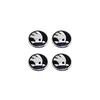 Skoda Wheel Center Caps 56mm Scala Rapid Fabia Octavia Roomster