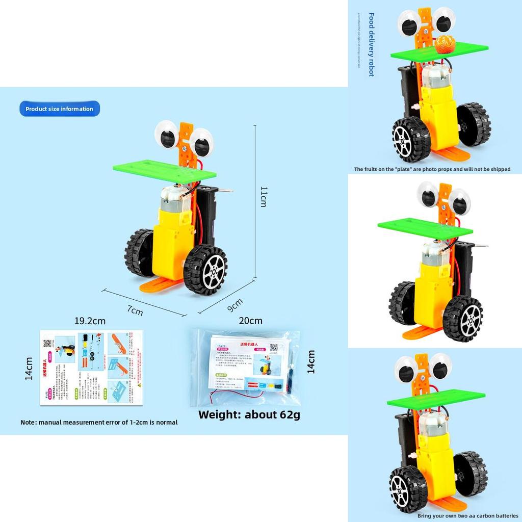 Science Experiment Diy Delivery Robot Kit With Electric Components For Childrens Stem Learning