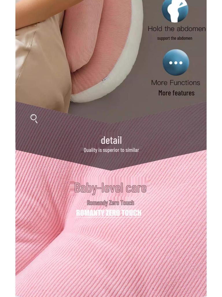 Maternity Support Pillow: Back, Belly, and Side Sleeper Comfort