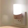 Cute Mini LED Night Lamp Kids Night Light Push Button Switch Bedside Soft Baby Night Lamp Wall Socket Lamp EUPlug Led Lights for Room