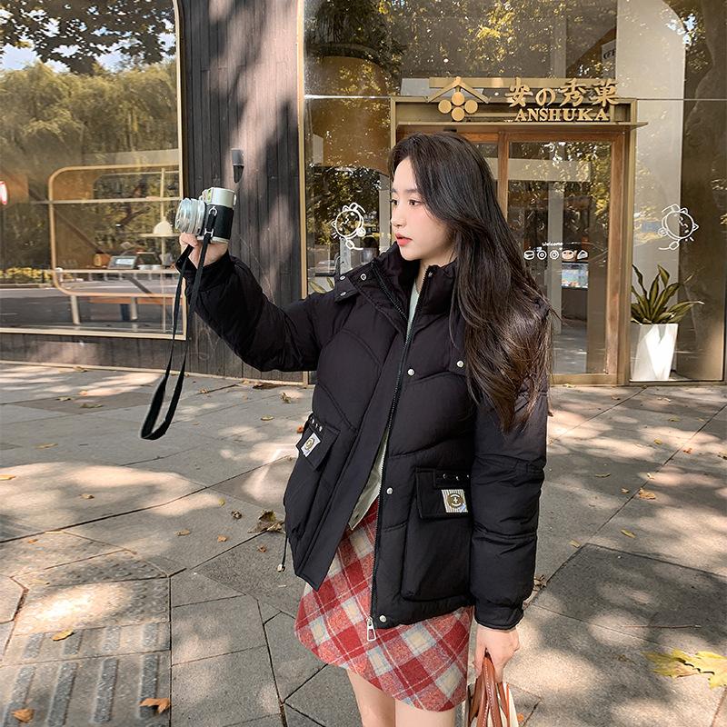 Korean Version of Loose Age-reducing Bread Clothes Women's 2025 Winter New Short Casual Plus-size Cotton Jacket Padded Jacket Jacket