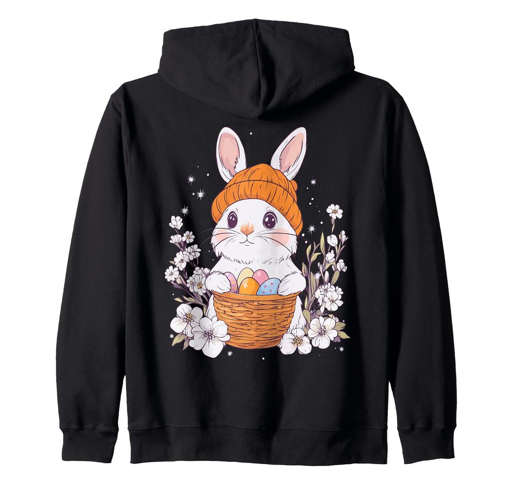 Easter Rabbit Costume Kids Girls Boys Decoration Easter Bunny Zip Hoodie