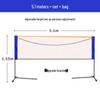 Portable Foldable Badminton Net Stand for Indoor/Outdoor Use