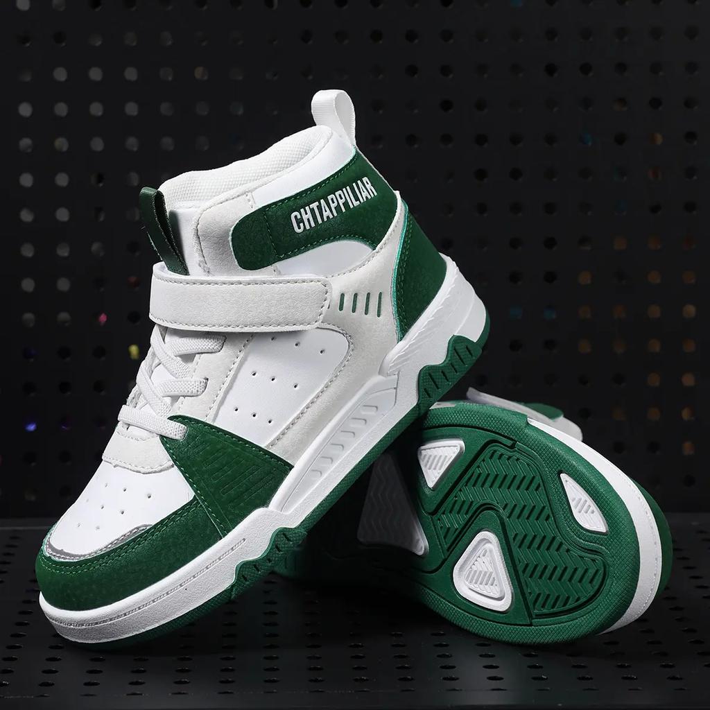 Children's High Top Microfiber Board Shoes for Sports Boys' Shoes