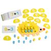Children'S Wooden Hedgehog Ten Digit Counter Ten Grid Game Addition Subtraction Operation Math Toy Number Cognitive Teaching Aid