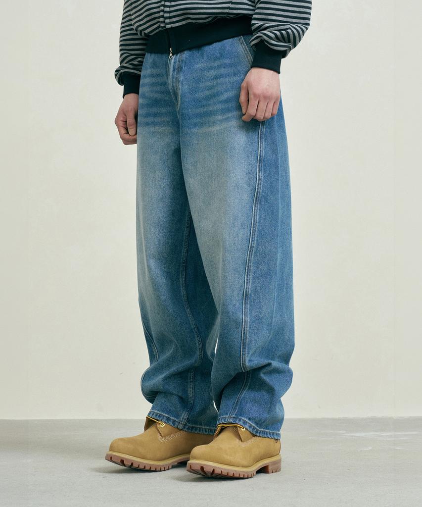 FERNOV Curved Cut Denim