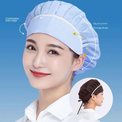 Smoke-proof Dust Work Hat Mesh Hair Nets Cap Chic Chef Hat  Canteen Catering