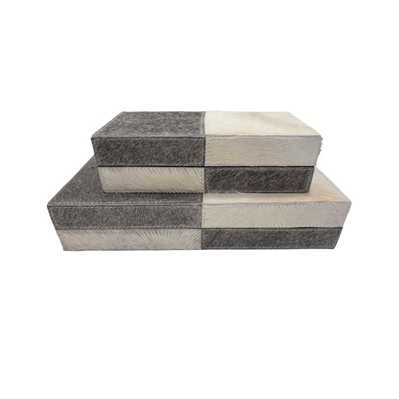 

Modern Minimalist Horsehair Storage Box for Living Room, Bedroom, or Dressing Table Decor 255x125x75