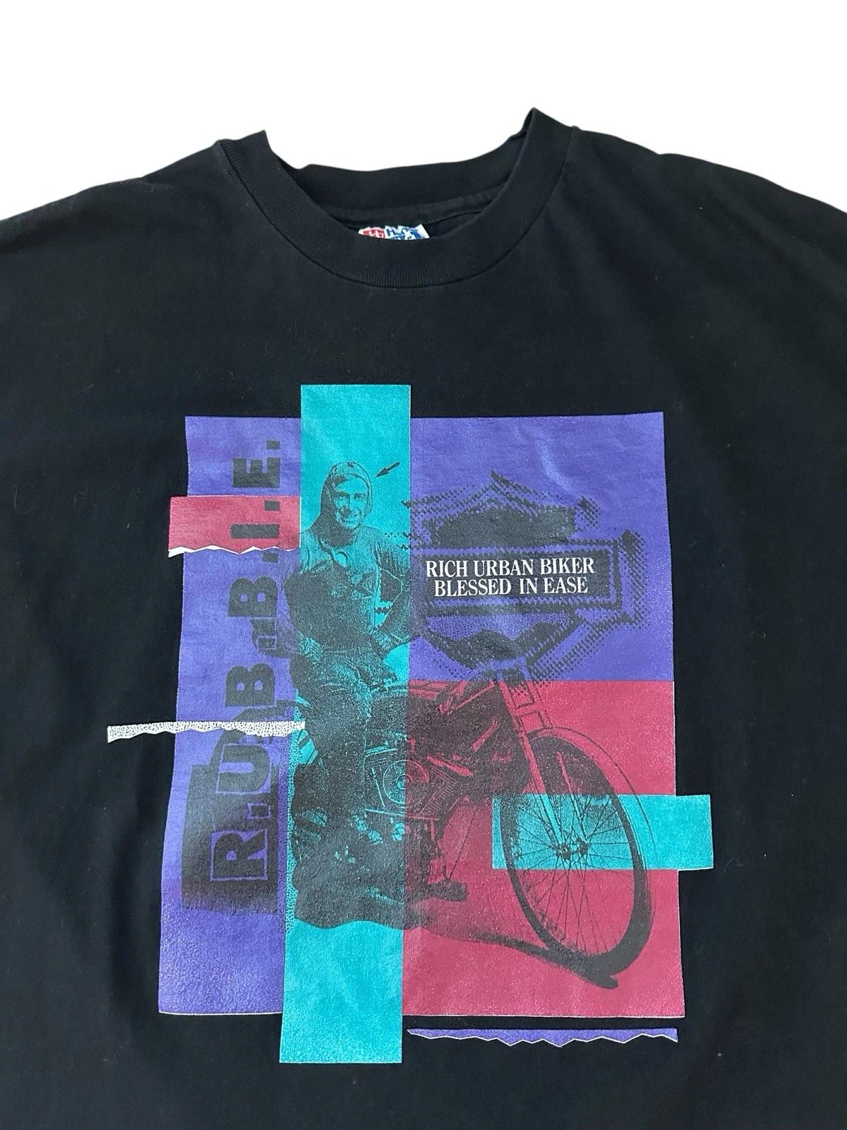 

Vintage Rich Urban Biker T Shirt Men’s XL 90’s USA Harley Davidson Single Stitch S
