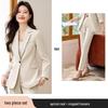 2026 Women's Gray Professional Suit Set - High-End Interview & Workwear (Spring/Autumn)