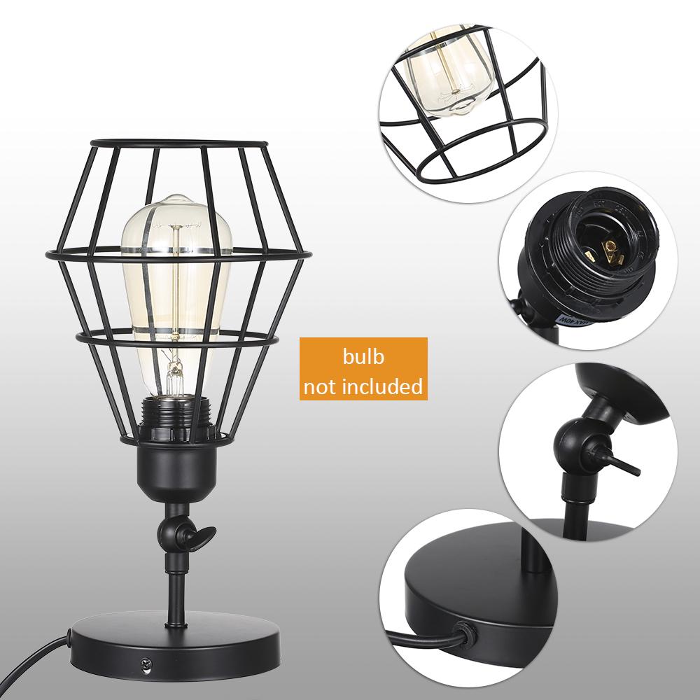 Tomshine AC 220–240 V Wandleuchte, Lampenschirm, E27-Sockel mit Schalter, Innenwandleuchte im Vintage-Stil