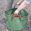 823102 Gardening Trash Bucket Leaf Collection Bag Waterproof Canvas Storage Bag