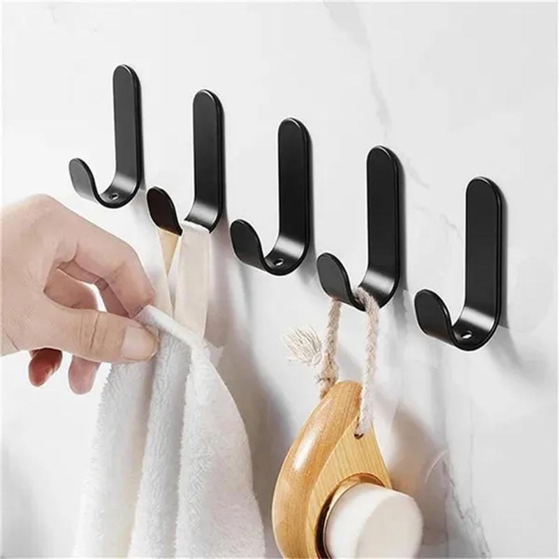 3Pcs Mehrzweck Wand Organizer Haken Hinter-tür Schlüssel Kleiderbügel Haken Bad Robe Handtuch Halter Rack Küche Hardware regal Haken
