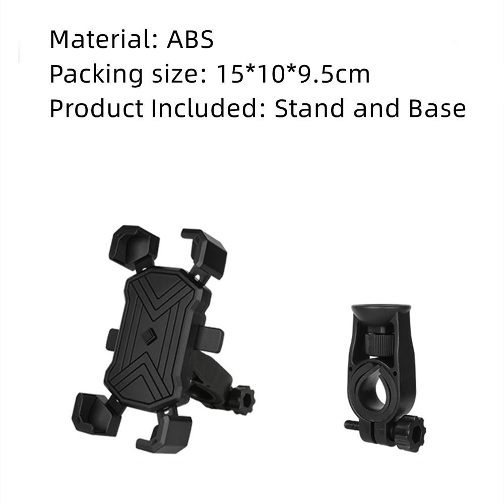 Phone Holder for Bike or Motocycels Automatic Locking Anti-Shock Bicycle Mobile Phone Holder Thickened Non-Slip Bracket