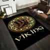 Viking Ship with Knot Design Non-slip Rug Suitable for Living Room and Bedroom Sofas