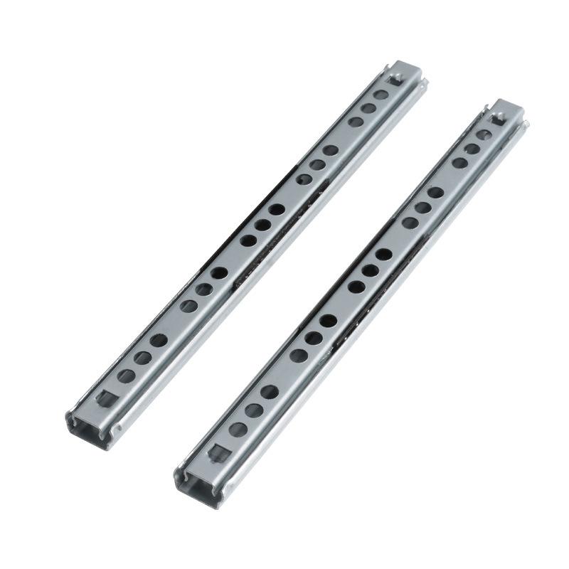 17mm Narrow Two-Way Steel Ball Bearing Drawer Slides