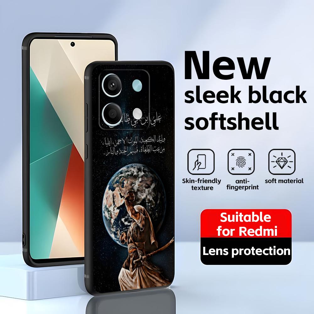 Imam Hussain Shia Ali Handyhülle Für Redmi Note 14 13 12 11 Pro Plus S 5G 14C A3 Weiche Schwarze Handyhülle