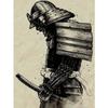 Abstract Japanese Samurai Canvas Painting Modern Posters and Prints Quadros Wall Art Pictures for Living Room Wall Decor Cuadros