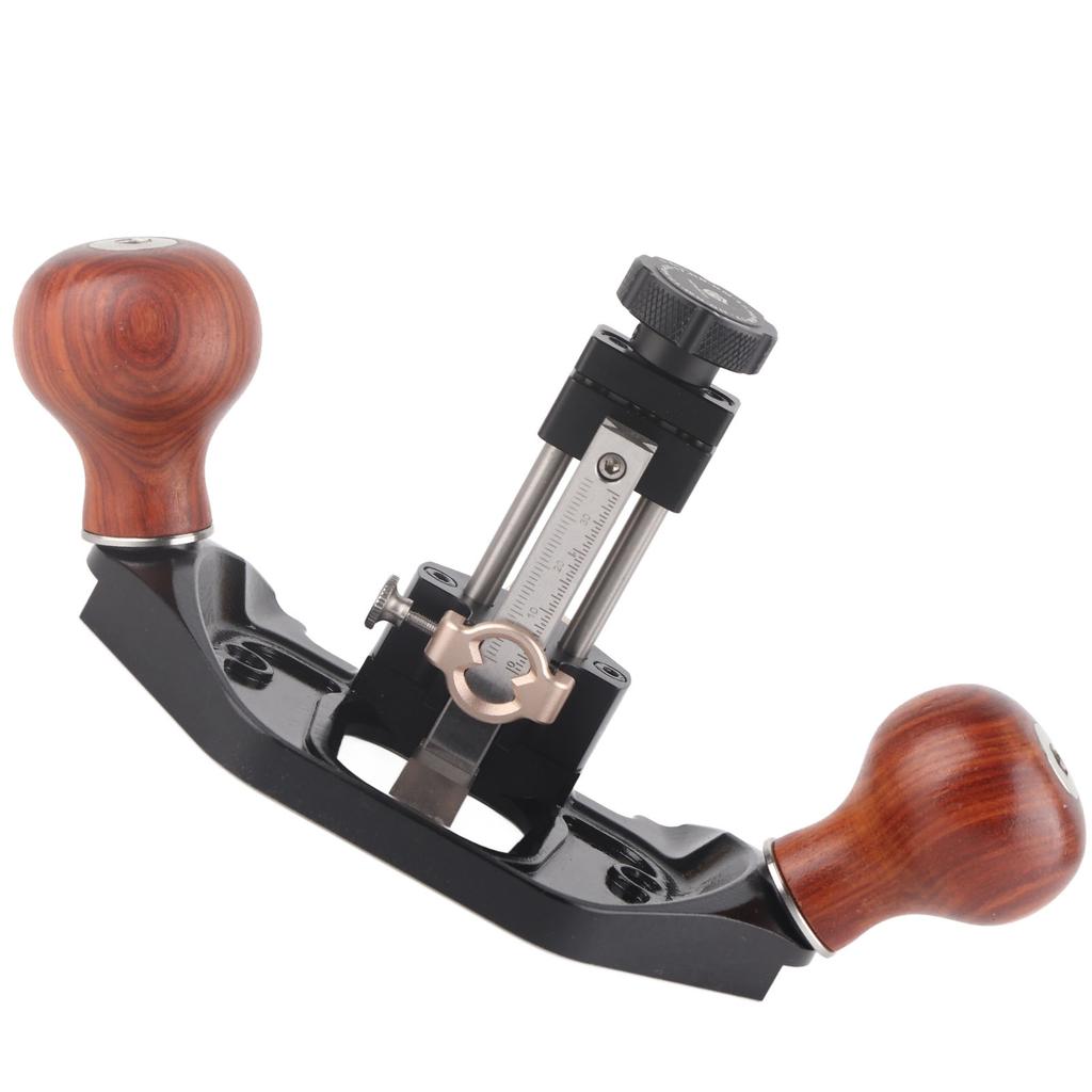 Rindea Router Reglabilă Tăiere Precisă Aliaj Aluminiu Mâner Lemn Rindea de Mână pentru Prelucrarea Lemnului
