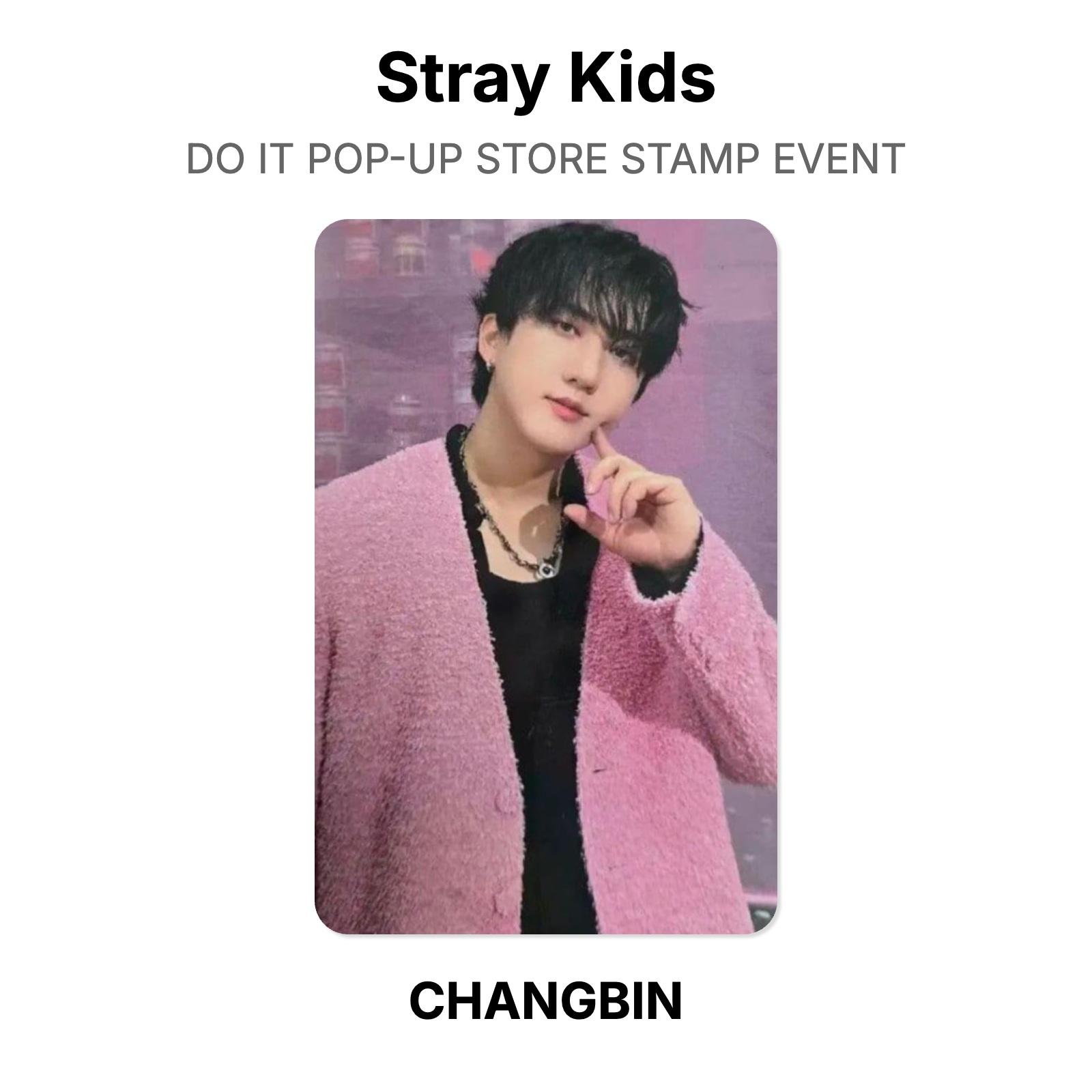 Stray Kids DO IT POP-UP STORE STAMP EVENT Official Photocard CHANGBIN