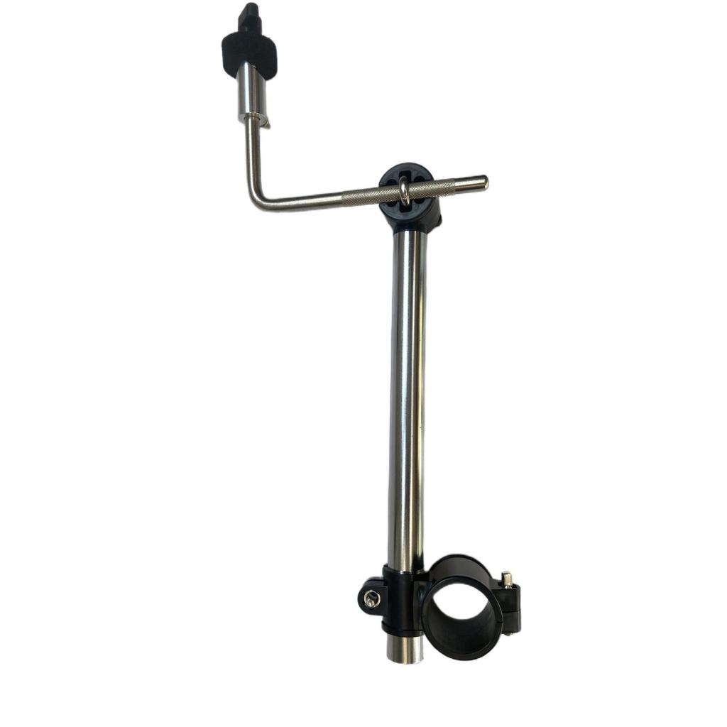 Dual-Arm Electronic Drum Cymbal Stand with Cross Tube Clamp, 38mm