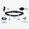 Marathon Number Plate Belt Adjustable Elastic Running Sports Belt Energy Running Belt Night Running Reflective Belt Sports Belt