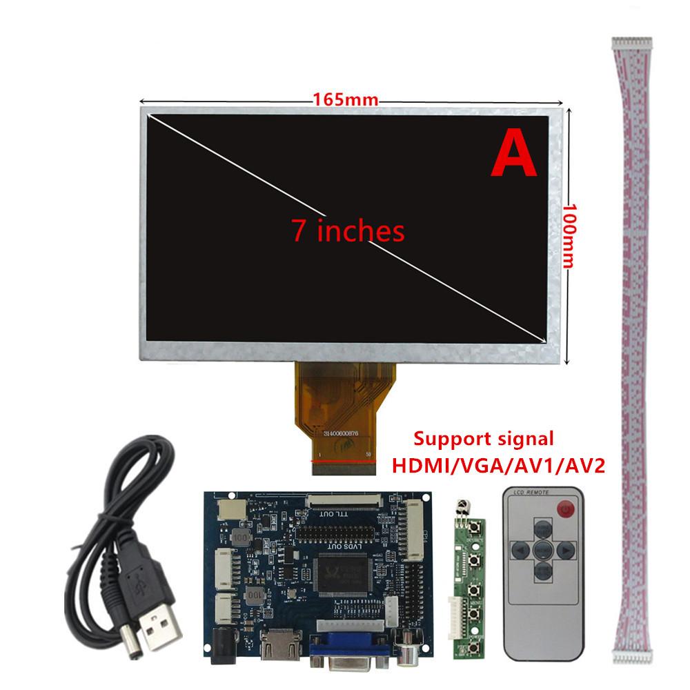 7-inch AT070TN90/92 LCD Display Screen HDMI Driver Control Board,multipurpose Portable monitor,Raspberry Pi/Banana/Orange Pi Computer Secondary Screen