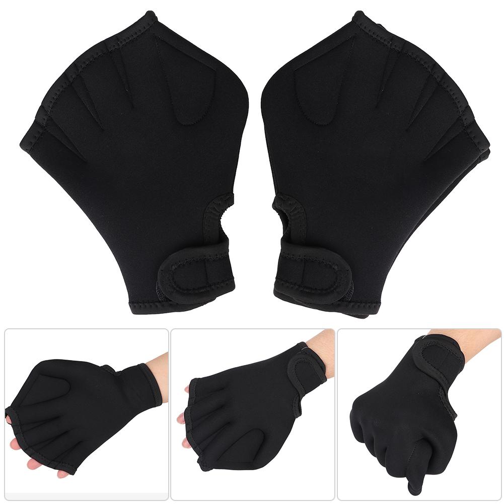 Adults Children Diving Swimming Webbed Gloves Training Equipment Supplies for Man Woman