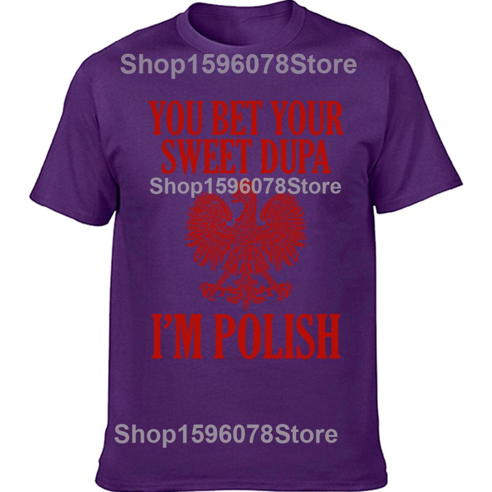 

Funny Vintage Im Polish Day Poland Polska Graphic Tshirt Men Women Hip Hop Oversized T Shirt 100 Cotton Comfort Tshirts 4XL