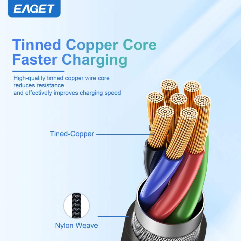 Schnelles Ladekabel 3,9 FT Typ C USB A auf USB C Ladekabel Kompatibel mit Galaxy S10 S9 S8 Plus Note 9 8, Switch und mehr