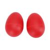 8Pcs Red Percussion Set Tambourine Maracas Rhythm Sticks Egg Shaker for Party Music Education Classroom Performance