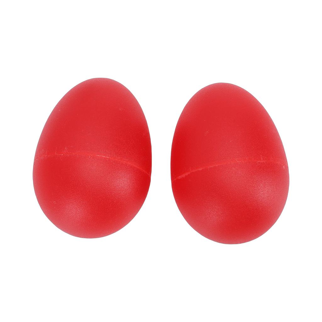 8Pcs Red Percussion Set Tambourine Maracas Rhythm Sticks Egg Shaker for Party Music Education Classroom Performance