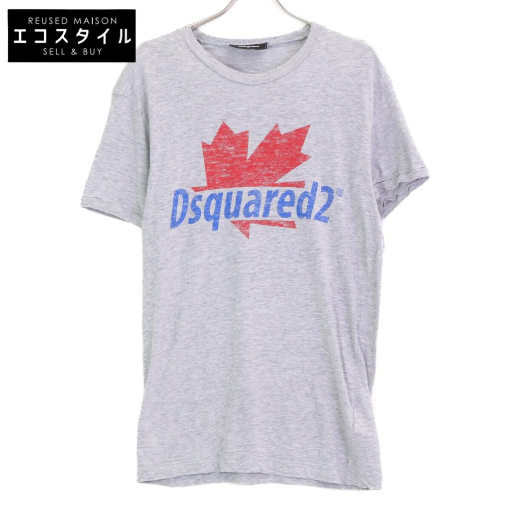 Dsquared2 S74GD0819 Gray LEEF T-shirt Tops M grayUsed