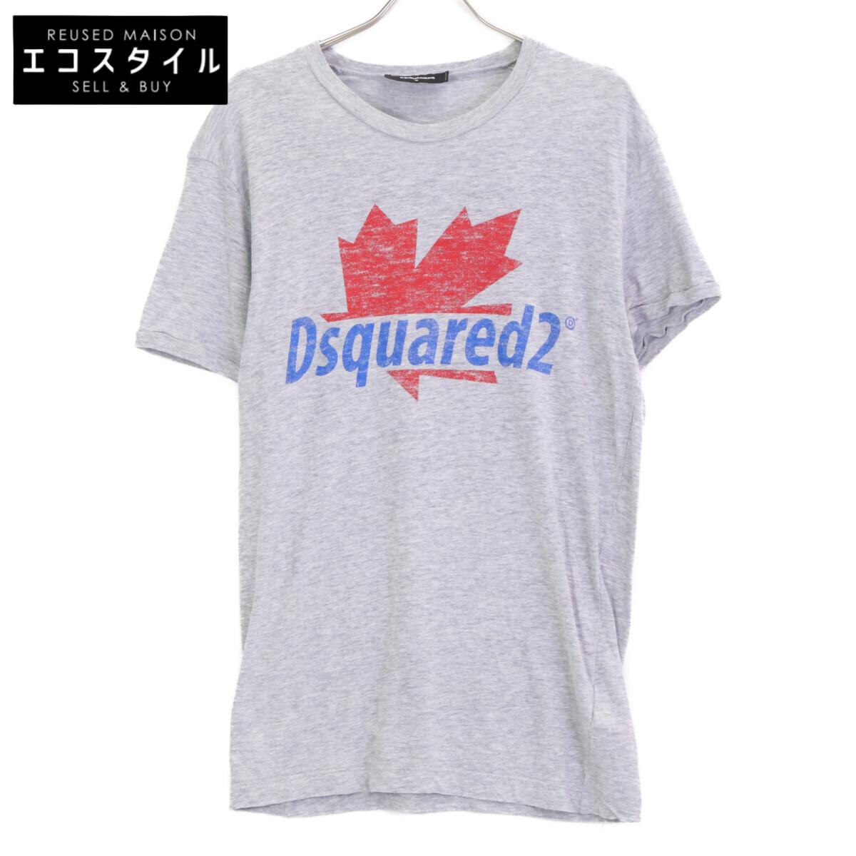 

DSQUARED2 S74GD0819 Gray LEEF T-shirt tops M grayUsed