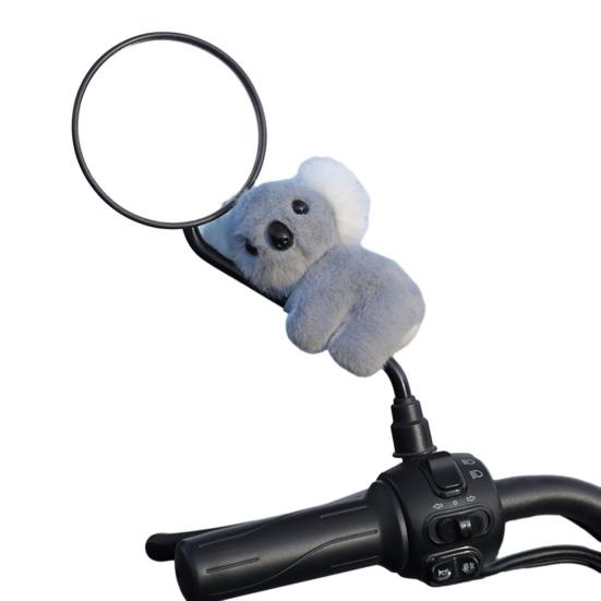 

Cute Adorable Mini Kawaii Koala Plush Doll Electric Bicycle Car Ornament Anti-Shake Pendant Decoration сірий